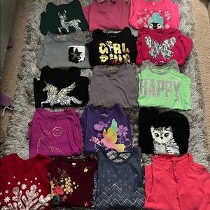 Girls 7/8 long sleeve lot.